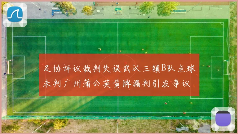 足协评议裁判失误武汉三镇B队点球未判广州蒲公英黄牌漏判引发争议